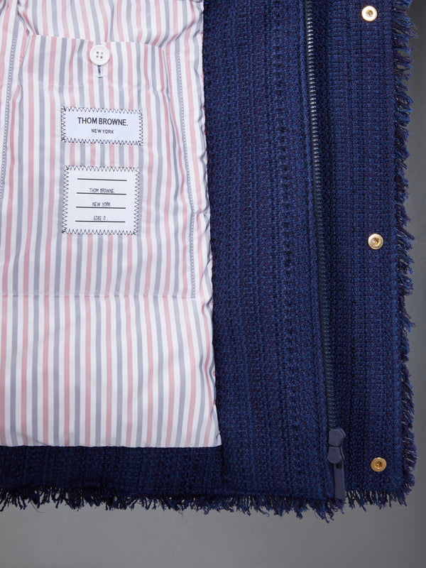 TWEED FRAY 4-BAR CROPPED FOOTBALL PARKA - image 6
