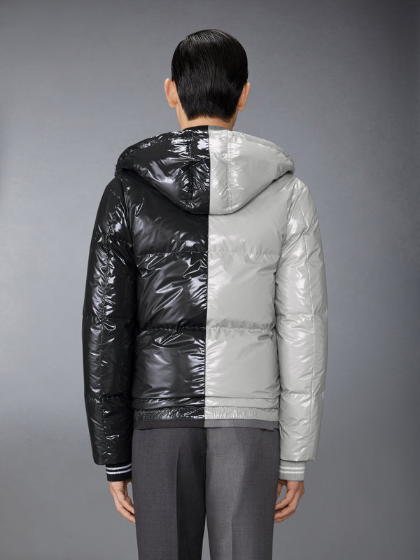 FUNMIX GLOSSY TECH DOWN FILL DETACHABLE HOOD BOMBER - image 3