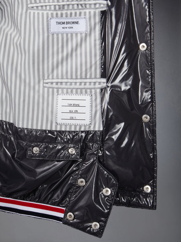 FUNMIX GLOSSY TECH DOWN FILL DETACHABLE HOOD BOMBER - image 6