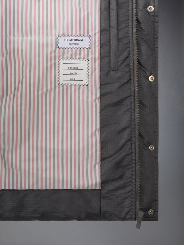 SHINY RIPSTOP LIGHTWEIGHT DOWN FILLED 4-BAR JACKET - image 4