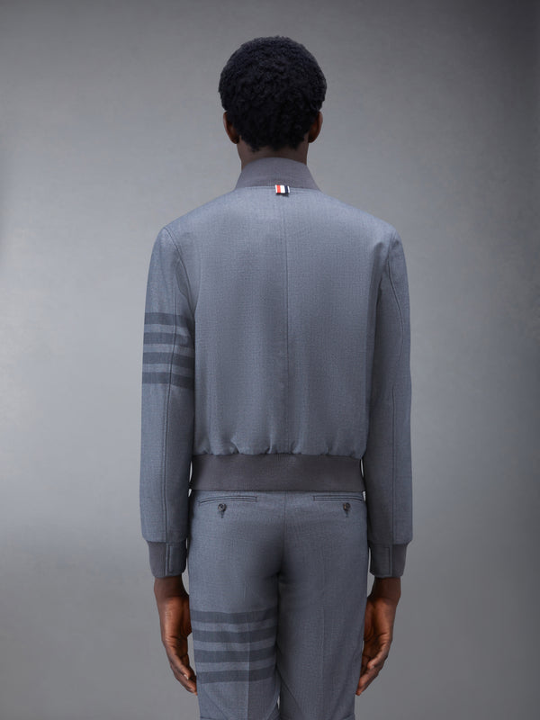 STEP TWILL SCHOOL UNIFORM 4-BAR BLOUSON JACKET - image 2