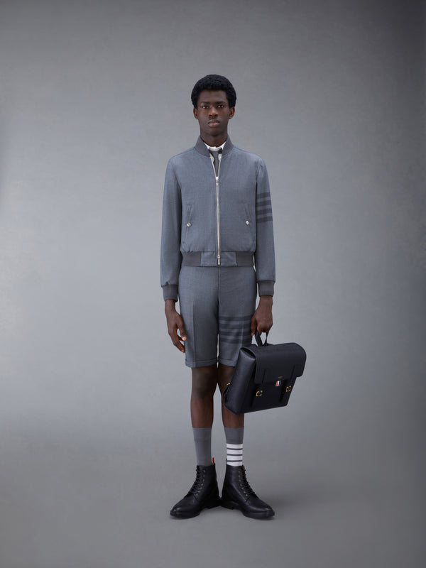STEP TWILL SCHOOL UNIFORM 4-BAR BLOUSON JACKET - image 3
