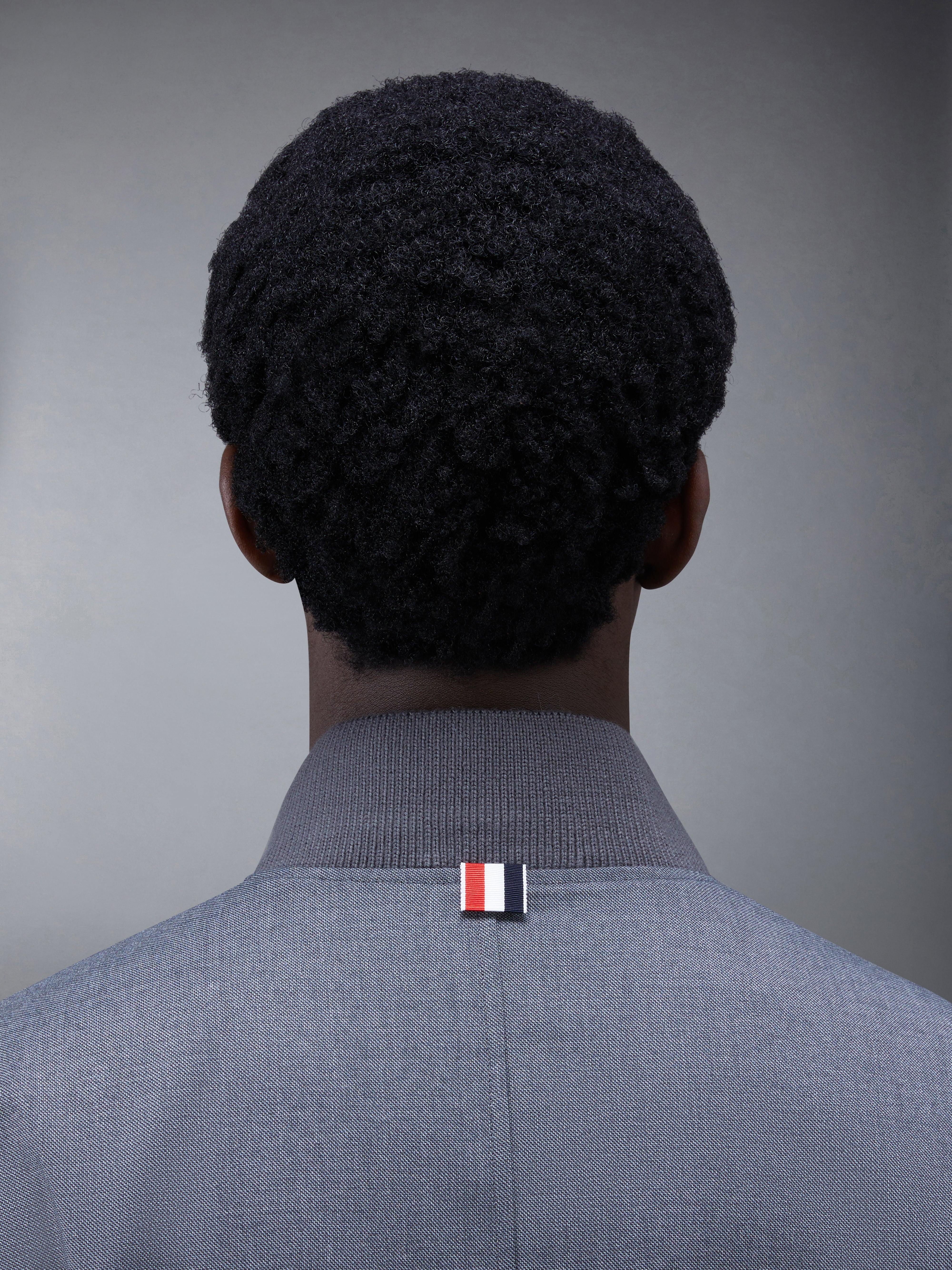 Step Twill School Uniform 4 Bar Blouson Jacket | Thom Browne