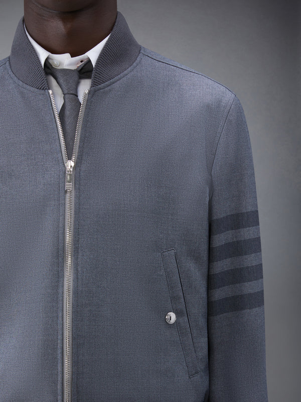 STEP TWILL SCHOOL UNIFORM 4-BAR BLOUSON JACKET - image 6