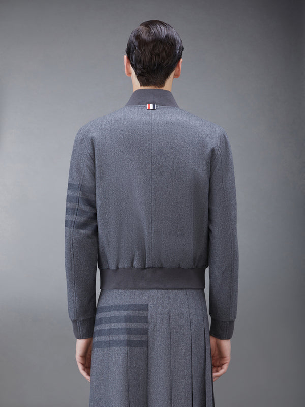 FLANNEL 4-BAR KNIT RIB BLOUSON - image 2