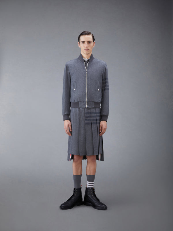 FLANNEL 4-BAR KNIT RIB BLOUSON - image 3