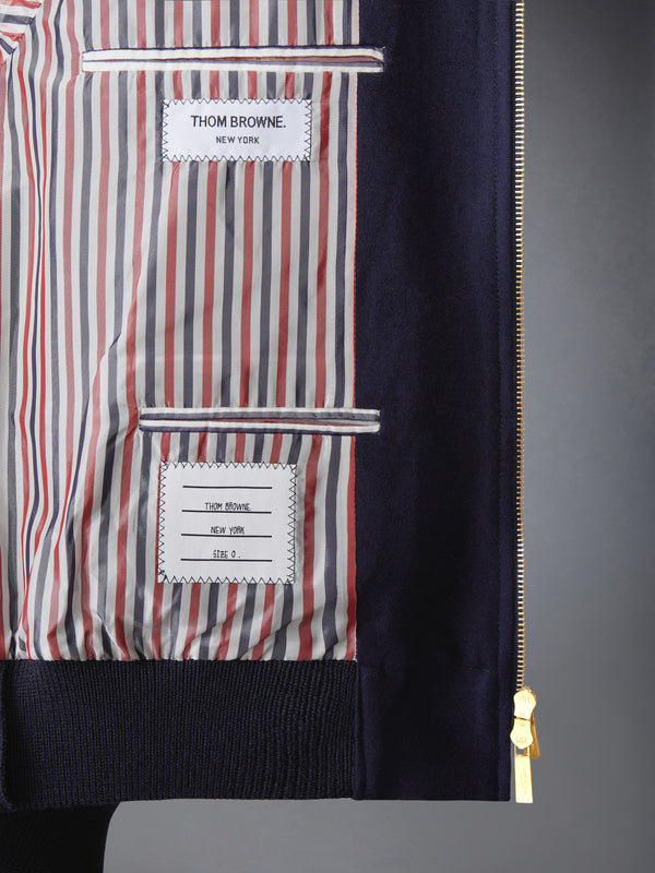 FLANNEL 4-BAR KNIT RIB BLOUSON - image 4