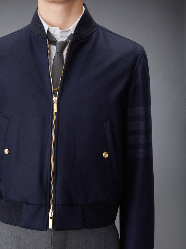 FLANNEL 4-BAR KNIT RIB BLOUSON - image 6