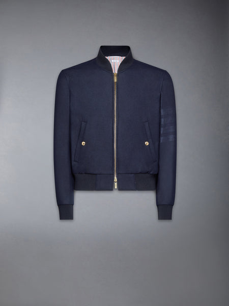 FLANNEL 4-BAR KNIT RIB BLOUSON