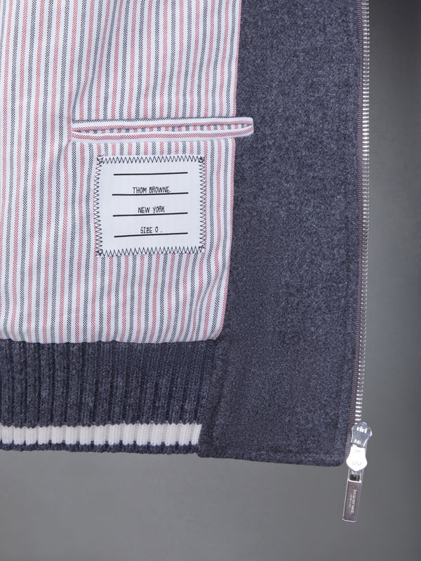 MELTON 4-BAR BLOUSON JACKET - image 5