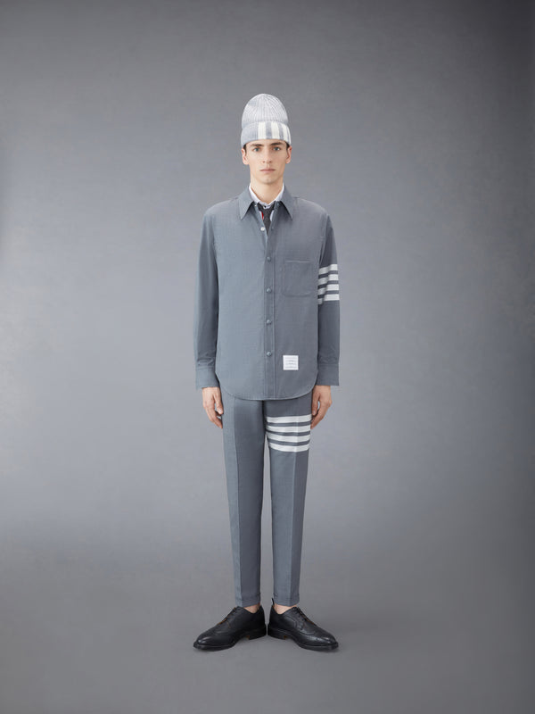 Plain Weave 4-Bar Shirt Jacket - image 3
