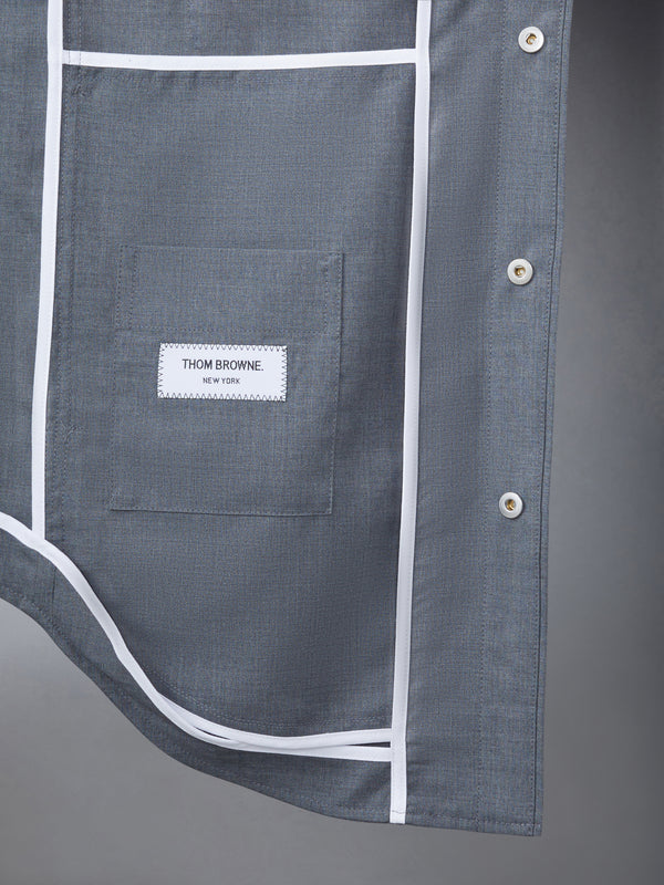 Plain Weave 4-Bar Shirt Jacket - image 5