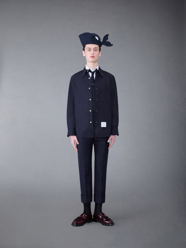 Plain Weave 4-Bar Shirt Jacket - image 3