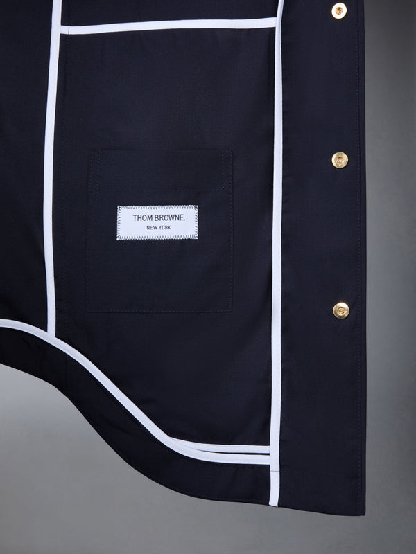Plain Weave 4-Bar Shirt Jacket - image 5