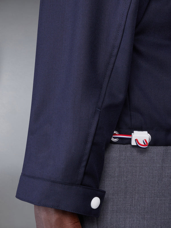 TWILL WOOL DOUBLE-ZIP RAGLAN JACKET - image 6