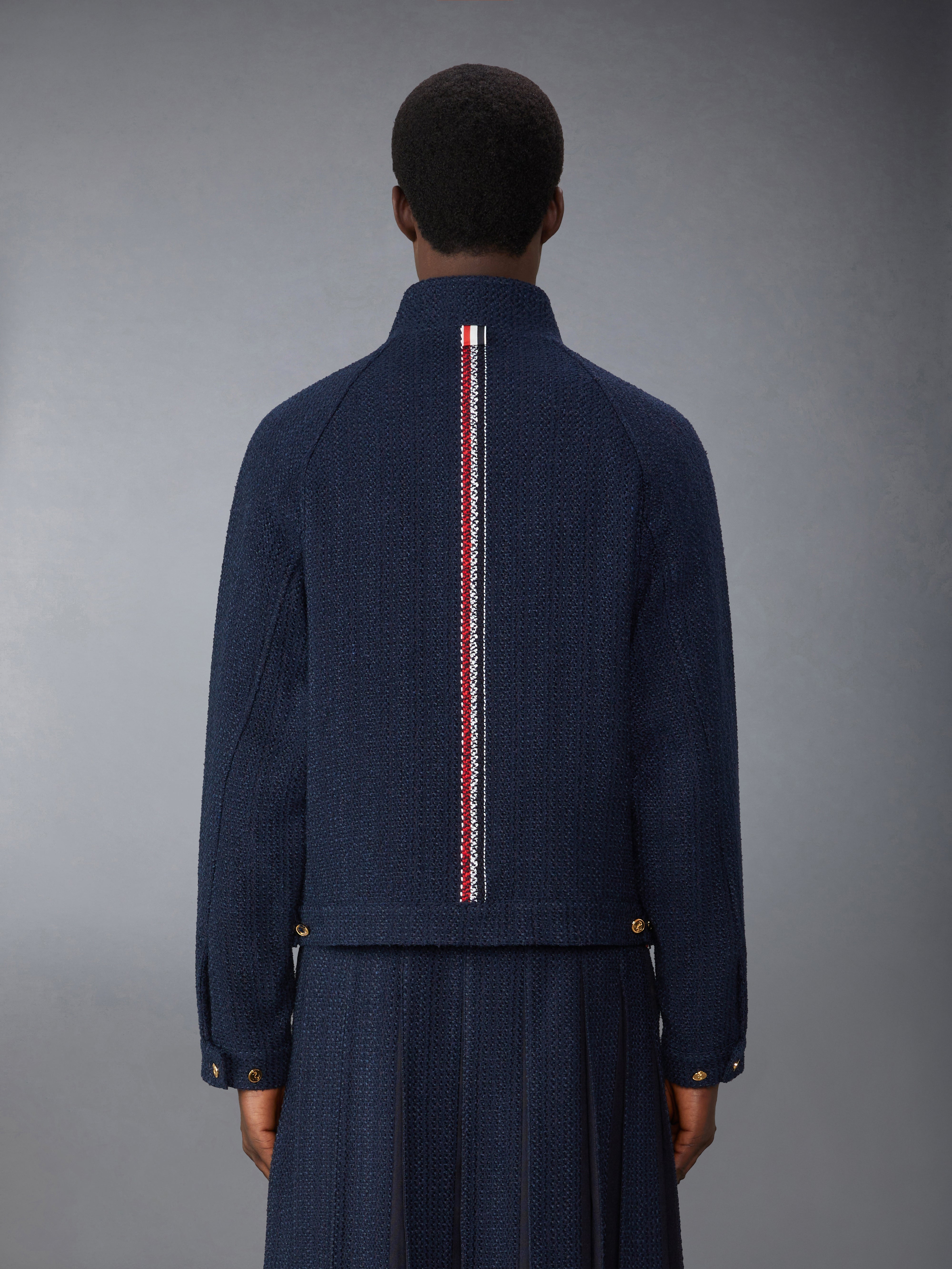 ジャケット THOM BROWNE Woman Jacket Blue FBD060XF0241 415 Thom Browne Outlet: Jacket woman - Blue | Thom Browne jacket