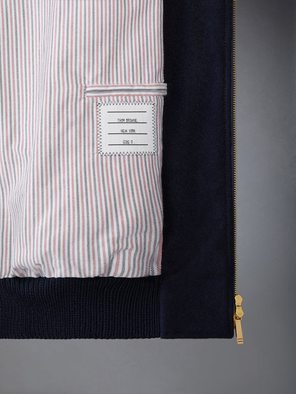 MELTON WOOL 4-BAR OVERSIZED BLOUSON JACKET - image 6