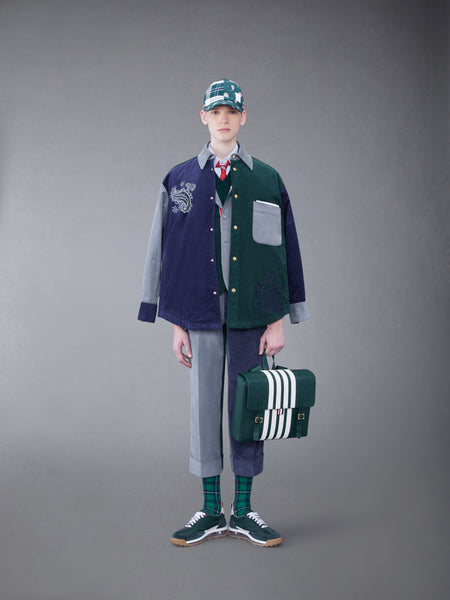 Fun-Mix Corduroy Paisley Patch Shirt Jacket SEASONAL MULTI