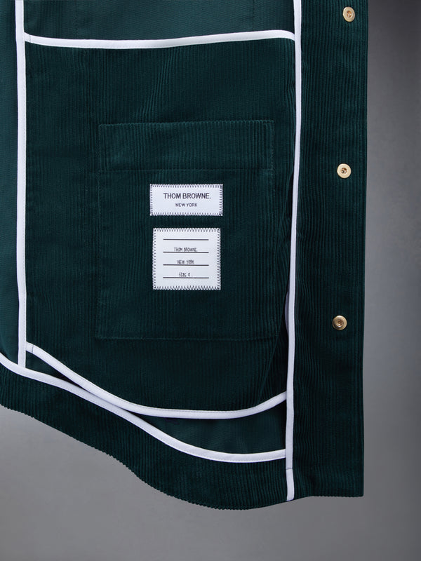 Fun-Mix Corduroy Paisley Patch Shirt Jacket - image 6