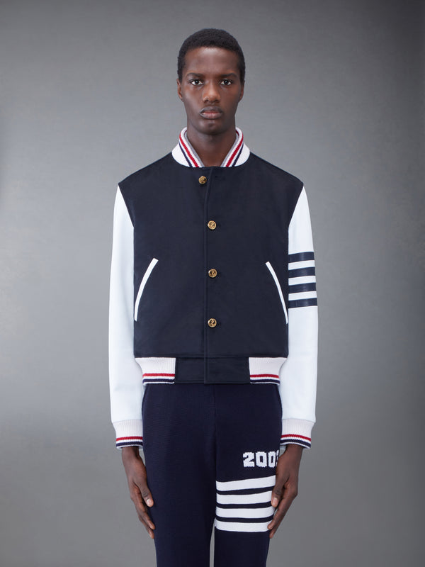KNIT RIB 2003 4-BAR BLOUSON JACKET - featured image