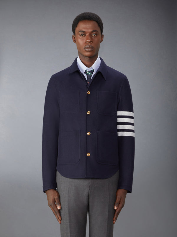 WOOL CASHMERE 4-BAR UTILITY  JACKET - featured image