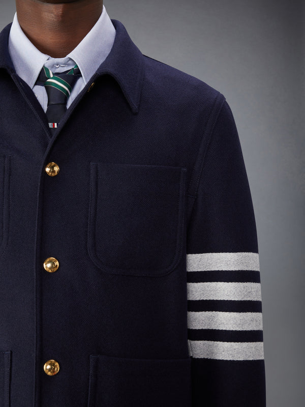 WOOL CASHMERE 4-BAR UTILITY  JACKET - image 4