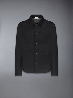 WOOL TWILL UTILITY JACKET