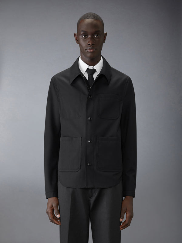 WOOL TWILL UTILITY JACKET - image 1