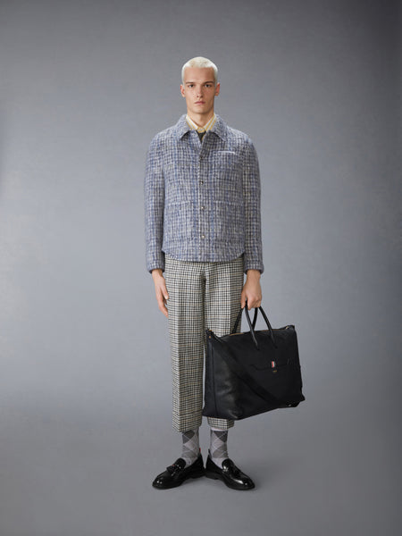 GUNCLUB CHECK HAIRY MOHAIR UTILITY JACKET