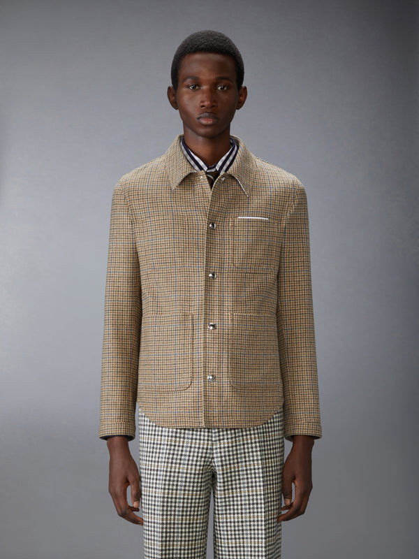 GUNCLUB CHECK CHEVIOT TWEED UTILITY JACKET - image 1