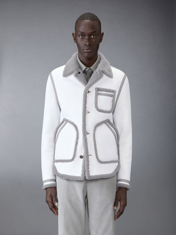 SHEARLING UTILITY JACKET - image 1