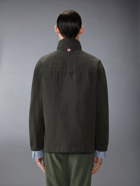 WAXED TECH HOODED ANORAK JACKET