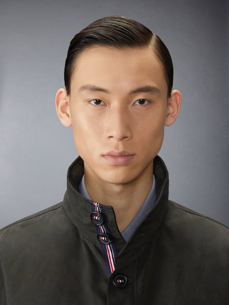 WAXED TECH HOODED ANORAK JACKET