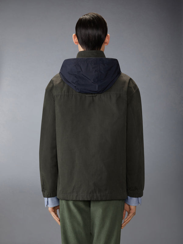 WAXED TECH HOODED ANORAK JACKET - image 6
