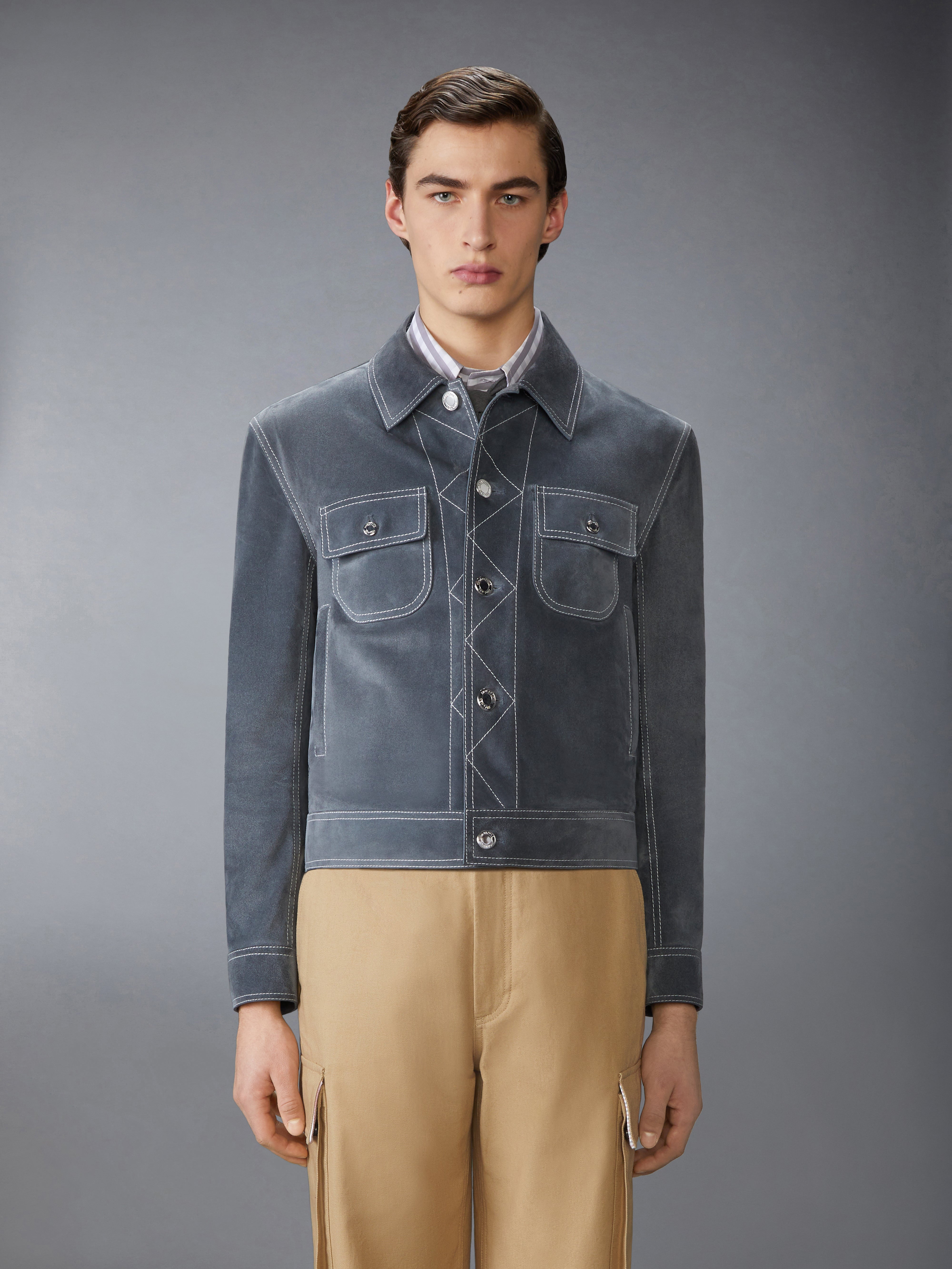 THOM BROWNE ストライプ長袖シャツ　2枚セット thom-browne-4-