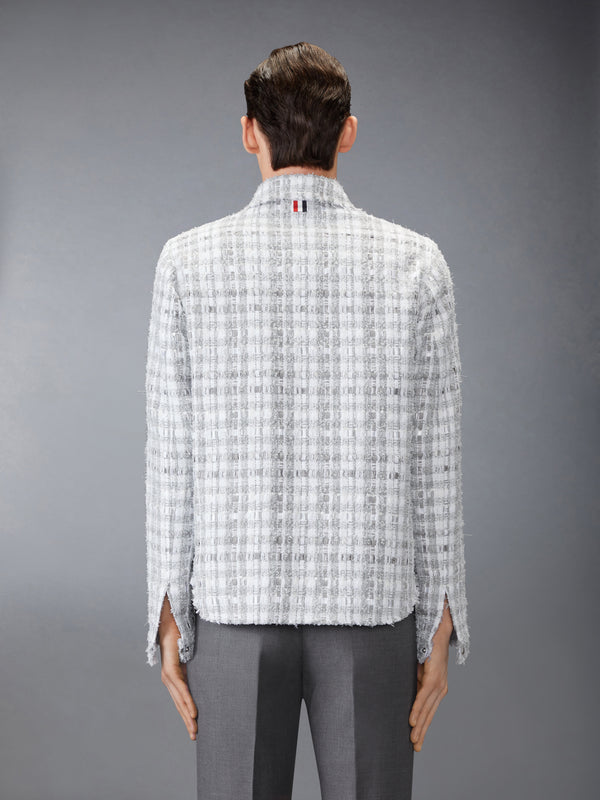 GINGHAM TWEED UTILITY JACKET - image 2