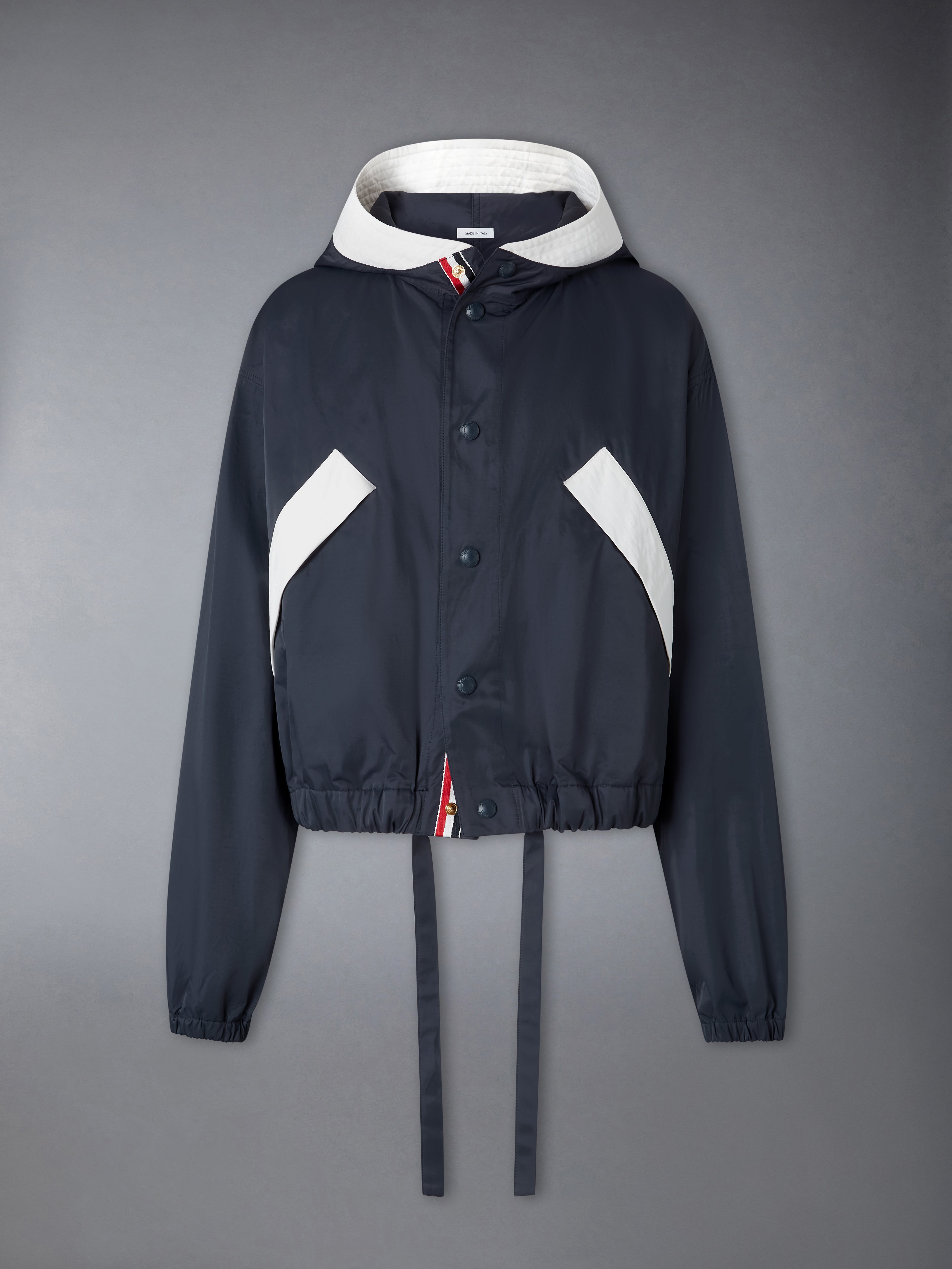 Poly Tech Cropped Parka | Thom Browne