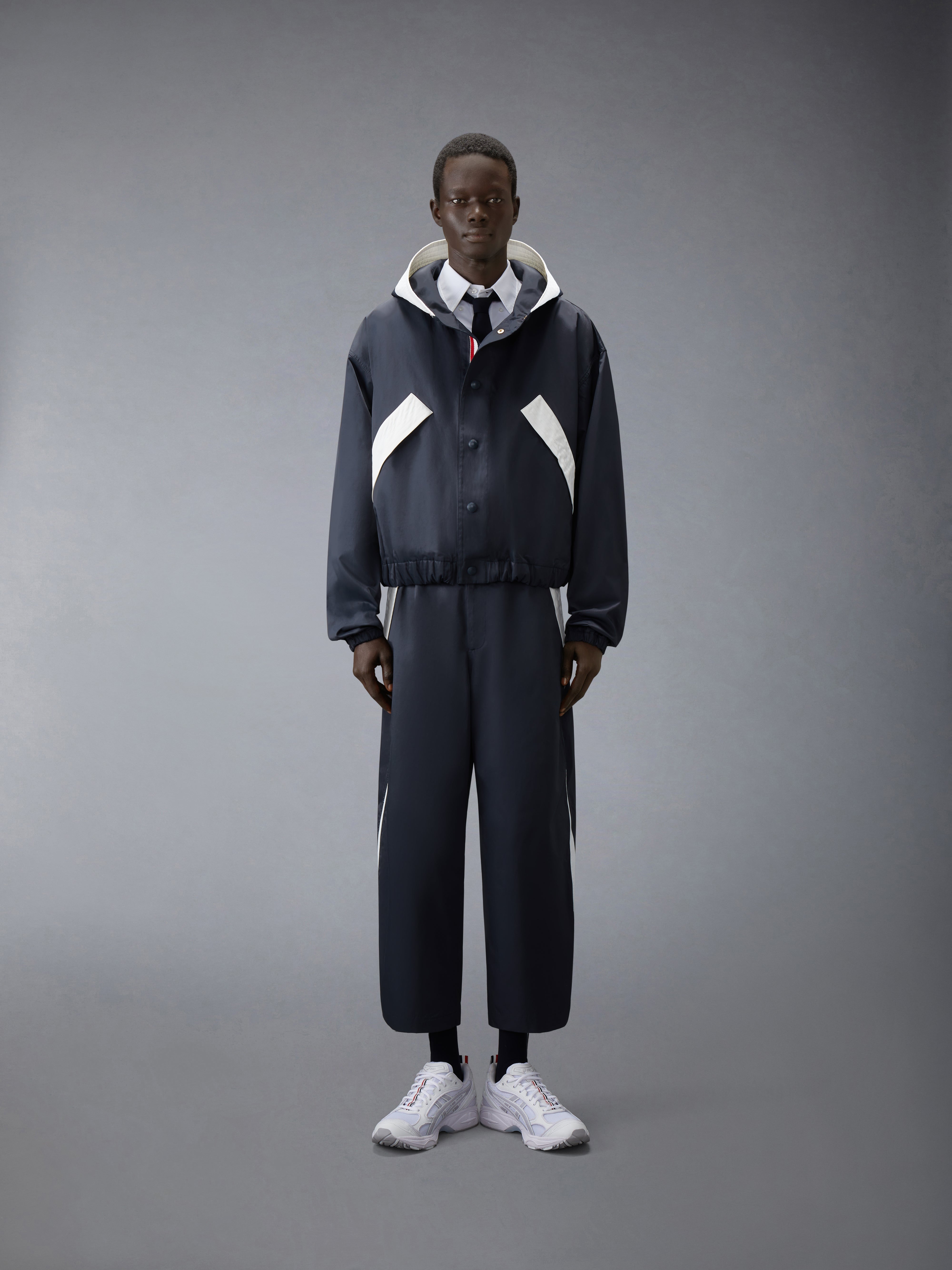 Poly Tech Cropped Parka | Thom Browne