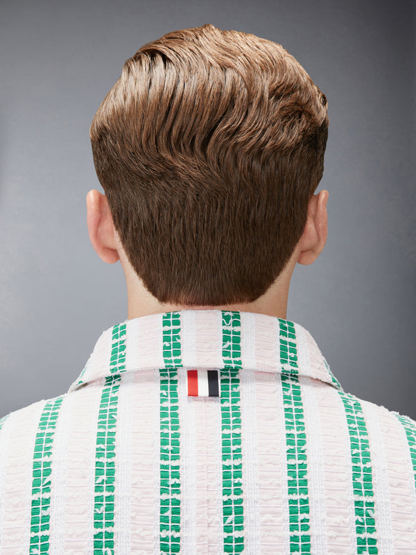 REPP STRIPE GROSGRAIN TWEED UTILITY JACKET - image 5