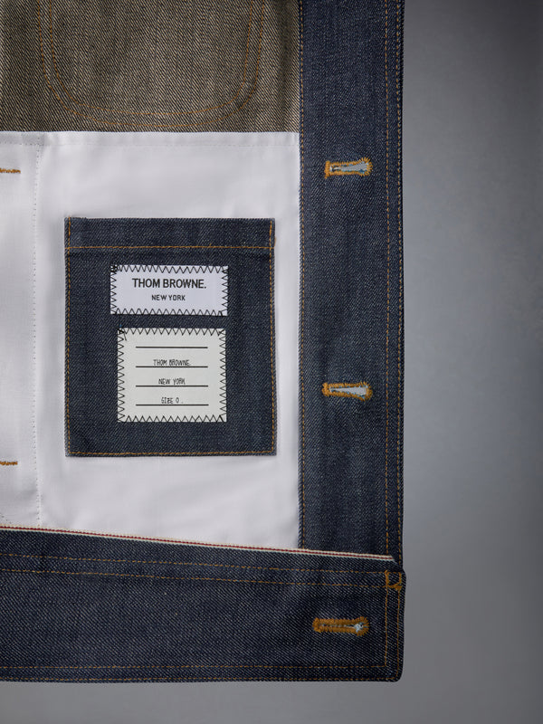 SELVEDGE DENIM BACKSTRAP UTILITY JACKET - image 4