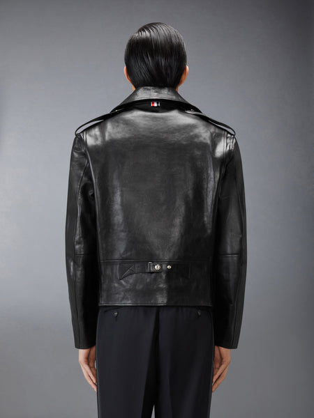 LEATHER MOTO JACKET BLACK