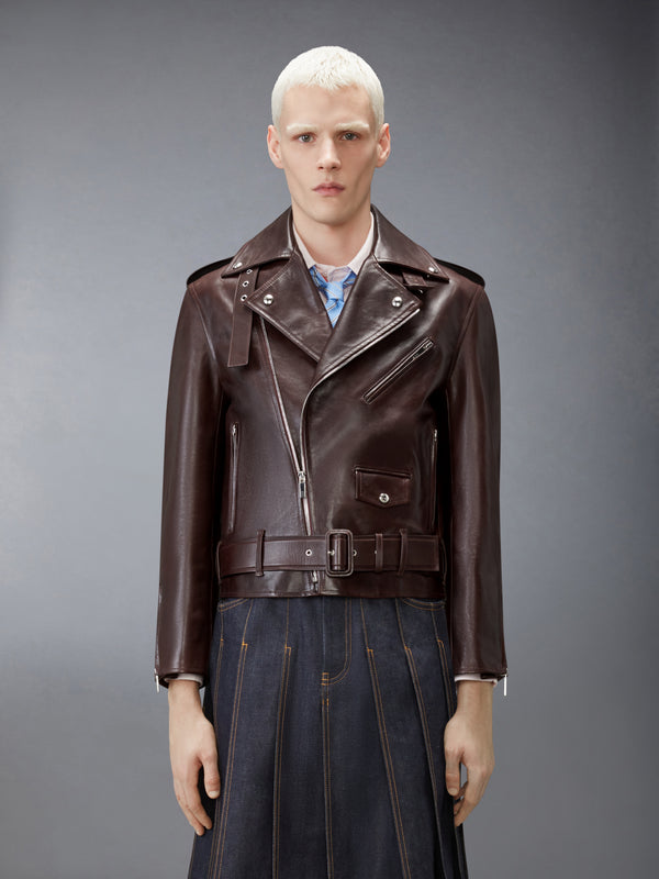 LEATHER MOTO JACKET - image 1