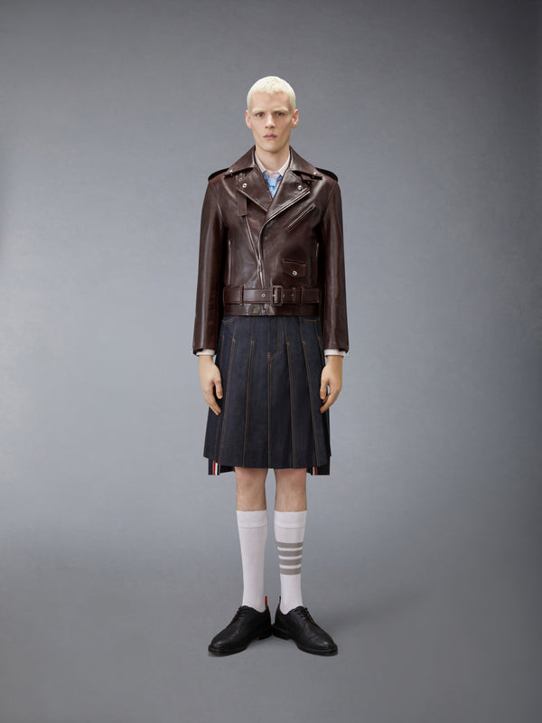 LEATHER MOTO JACKET - image 3