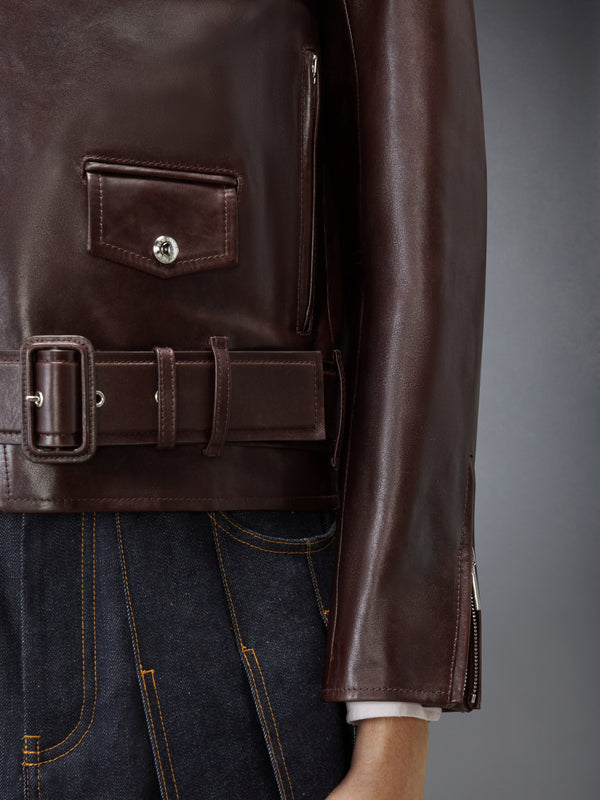 LEATHER MOTO JACKET - image 4