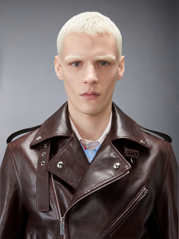 LEATHER MOTO JACKET - image 5
