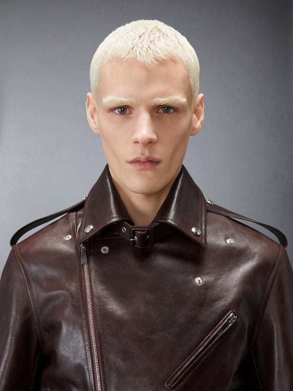 LEATHER MOTO JACKET - image 6