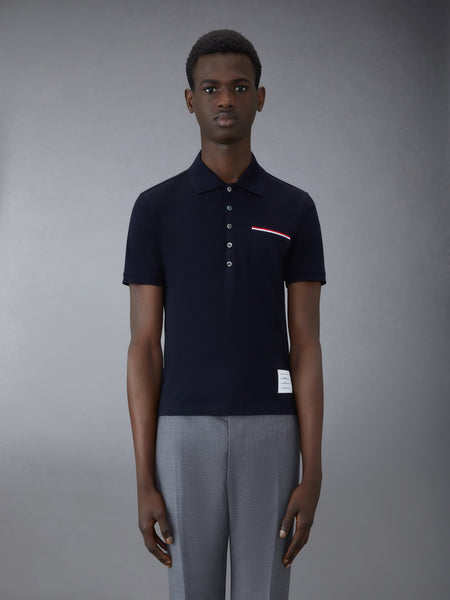 PIQUE POCKET POLO