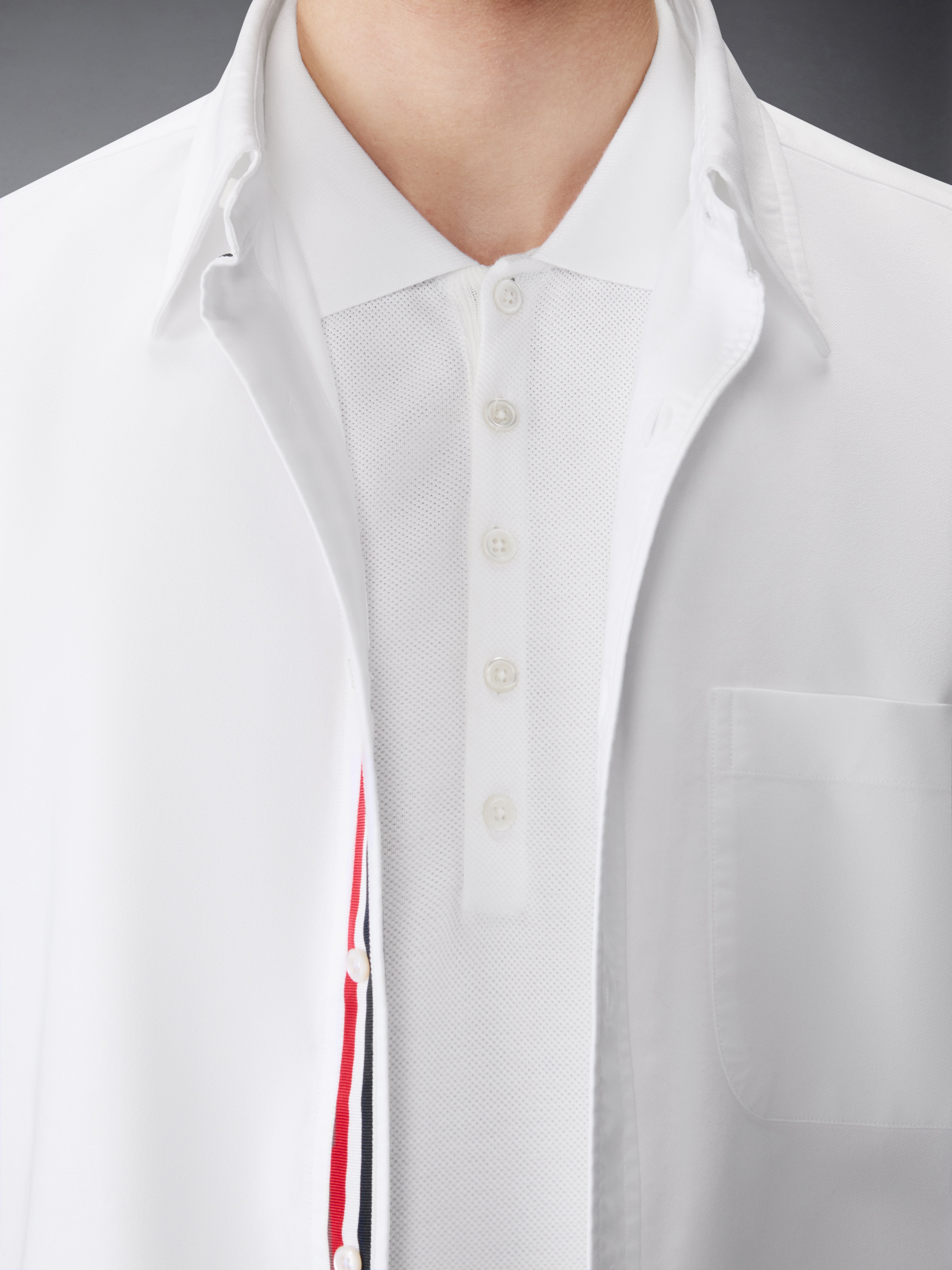 クラシック ピケ 4-BAR ポロシャツ | Thom Browne