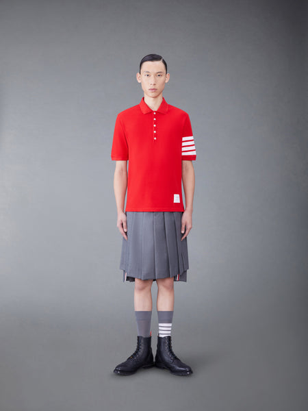 クラシック ピケ 2003 4バー ポロ 赤