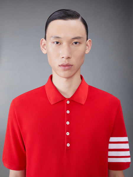 クラシック ピケ 2003 4バー ポロ 赤